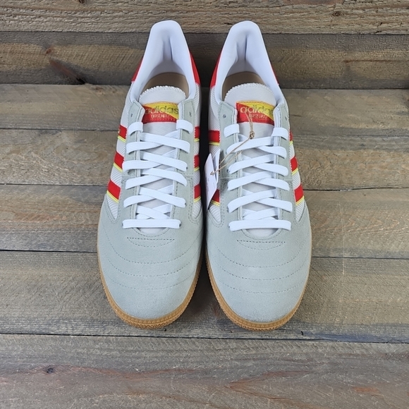 adidas Originals Busenitz Vintage Men's Shoes Suede Upper Feather Grey/Red - Picture 6 of 12